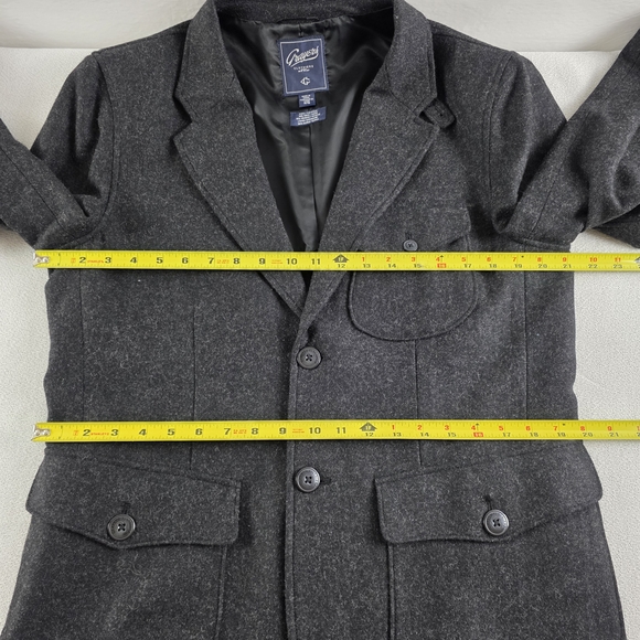Grayers Charcol Gray Wool Blend Jacket Sport Coat Men's Medium - Picture 11 of 14
